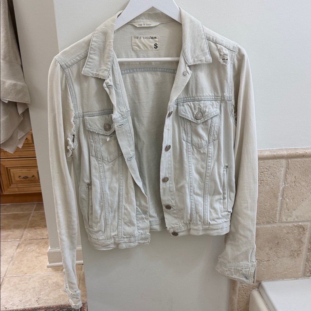 Women's Distressed Denim Jacket